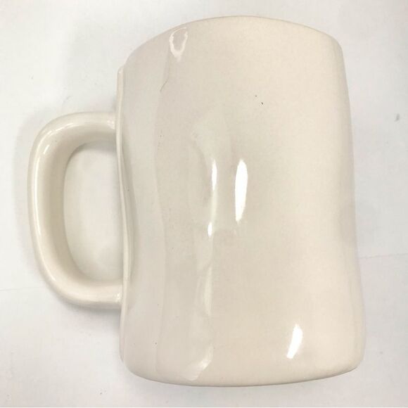 Rae Dunn Flawless White Ceramic 16 oz mug with Black Lettering - Picture 7 of 11